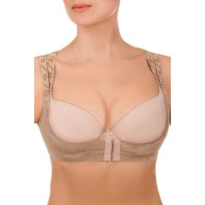 Sexy dirndl push-up beha busteheffen nude maat S-XXL, nude, L