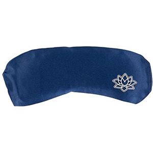 Bodhi Soft Eye Pillow with Lavender Flax Seed Filling | for Yoga, Relaxation & Meditation | Made of Mako Satin or Modal | Available in Multiple Colours (Mako Satin, Dark Blue)