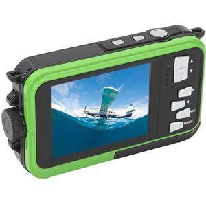 Compacte Digitale Camera, 48 MP Getimede Selfie 2,7K HD Gezichtsdetectie Onderwatercamera voor op Reis