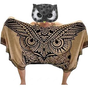 Abreli Uil Romper Jurk Voor Vrouwen - Zomer V-hals Spaghetti Band Gezicht Jumpsuit, Casual Losse Maxi Strand Lange Jurk