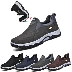 Vrijetijdsschoenen for heren, orthopedische schoenen, antislip wandelschoenen, sportschoenen for heren, comfortabele en ademende schoenen, reisschoenen(Gray,41/255mm)