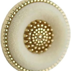 Rode flanel bedekte metalen knopen, 10 stuks 18 mm rond for naaien, knutselen, breien, kleding, jas, jassen, blazer, jeans, uniforme doe-het-zelf decoraties.