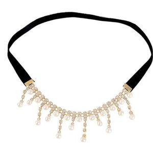 Vrouwen Been Ketting Strass Kwastje Been Ketting Nachtclub Party Faux Parels En Diamanten Dij Ketting Dij Sieraden Dij Sieraden Dij Sieraden, Eén maat, metaal, Agaat