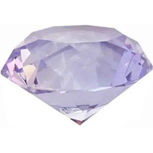 Tuin Suncatchers 1 Stuk Lila 80mm Crystal Diamanten Voor Crystal Home Decoratie Handgemaakte Hanger Kettingen