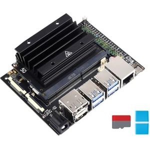 Waveshare JETSON-NANO-DEV-KIT, an Alternative Solution for Jetson Nano Developer Kit B01, Carrier Board, for Image Classification, Object Detection, Segmentation, Speech Processing...