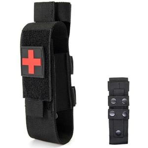 Draagbare Tourniquet Houder Pouch Molle Elastisch met Medic Patch voor Wandelen & Outdoor Gebruik