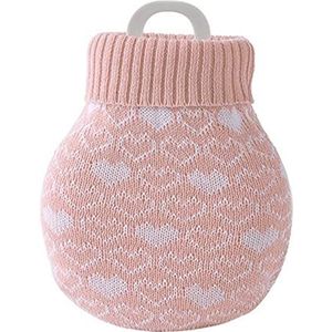 DieffematicRSD Warmwaterkruik Winter Mini Warmwaterkruik Siliconen Golf Ontwerp Gemiddelde Distributie Temperatuur Multifunctionele Warmwaterkruik (Color : Pink)