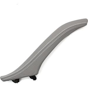 Auto interieurdeurgrepen Voor BMW 5 Serie F10 F11 F18 520i 523i 525i Auto Passagiersdeur Lederen Handgreep 51417225852(Left Gray)