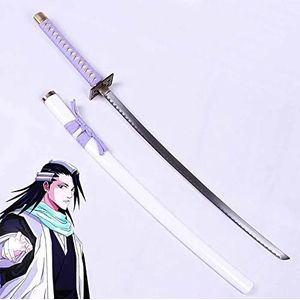 WANHUI Ninja zwaard houten zwaard 104 cm Cosplay zwaard Anime Bleach wapen Senbonzakura Katana met schede verkleedpartij (kleur: lavendel)