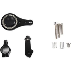 Absorber schokdemper Voor KAWASAKI Voor NINJA Voor ZX6R 2005-2006 Stuurstabilisator Demperbeugel Framemontage Motorfietsaccessoires Schokdemper(Zwart)