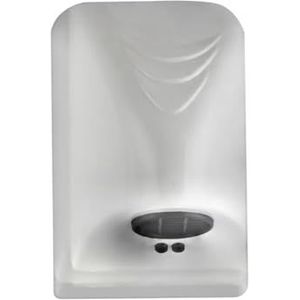 600W automatische handdror Elektrische verwarming, windhanddror Machine Hotelbadkamer Handdror Huishoudelijke apparatuur Mini-föhn,Snel drogend(White)