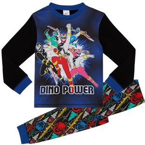 Power Rangers Dino Jongens Pyjama Set, Meerkleurig, 5-6 jaar
