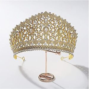 Strass Kroon Dubai Sieraden Party Bruiloften Haaraccessoires Koningin Kroon (Style : Full diamond style1)