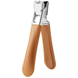 Nagelknipper roestvrij staal 13mm brede kaak opening nagelsnijder voor pedicure kaki