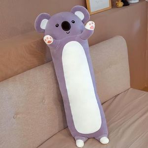 Giant Long Cat Plush Pillow Kawaii Soft Stuffed Toy Plushies Squishy Sofa Cushion Decor Birthday Gifts For Boys Grey 150cm 1