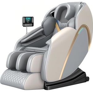 Massagestoel Voor Thuis Met Airbag Voor Ontspanning Van Schouders En Rug, Voorzien Van Bluetooth-luidspreker En Eenvoudig Onderhoud.(Gray)