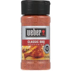 Weber Grill BBQ Rub, Classic, 3.25-Ounce (Pack of 6)
