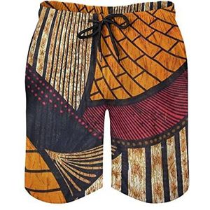 Warm En Warm Afrikaanse Wax Print Mannen Zwembroek Gedrukt Board Shorts Strand Shorts Badmode Badpakken Met Zakken XL