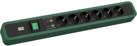 Bachmann - Stekkerdoos - 350.202 - 6 x CEE 7/3 - 2 m