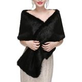UERSJWYSO Bruiloftsfeestjurken van Imitatiebont Luxe Stola Zachte Bolero voor Avondjurken,1,One Size