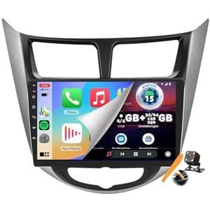 M6 pro3,YLOXFW Auto Stereo Android 15.0 Radio Sat Nav voor Solaris Verna 2010-2016 GPS Navi 9'' Cartablet Multimedia Video Player FM BT Ontvanger met Carplay 4G 5G WiFi DSP SWC