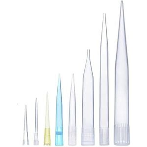 Laboratoriumpipet 10ul 250ul 200ul 500ul 1ml 5ml 10ml micropipet tip voor wegwerp-pipet van kunststof (200ul long (1000pcs))