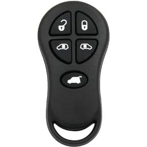autosleutel behuizing Voor Chrysler Prowler Town & Country Voyager Voor Caravan Voor Grand 5-knops afstandsbediening sleutelbehuizing Smart Car Key-behuizing Fob Autosleutel Cover Shell