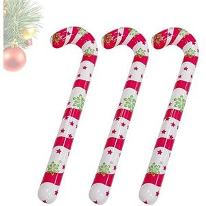 Kersthanger snoep | onbreekbaar | rood/wit | set 4 | 4,5cm
