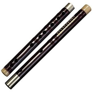 Handgemaakte Bamboe Fluit Professionele Afrikaanse Mahoniehouten Horizontale Dwarsfluit Voor Beginners, Niet-bamboefluit Beginner Bamboe Fluit (Color : E)