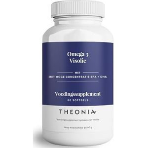 Theonia - Omega-3 Visolie - 2000 mg - 60 Softgels - Met Vitamine E