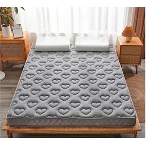 Matras Van Volledige Grootte, Latex Tatami Matras Opvouwbare Vloermat Slaapkamer Zacht Comfortabel Bed Matras Studentenslaapzaal Matten King Queen Twin Full Size (Color : NO-4, Size : 80 * 200CM*5CM)