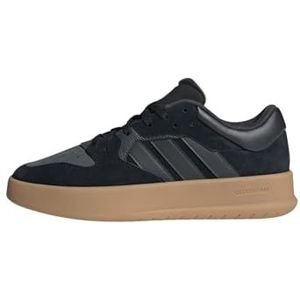 adidas Court 24 Schoenen, Lederen Bovenwerk, Zwart, Core Zwart Carbon Grijs Zes, 43 1/3 EU