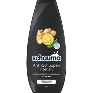 Schauma Intensieve anti-roos shampoo (400 ml), haarshampoo kalmeert de hoofdhuid, shampoo bestrijdt sterke roos vanaf het eerste gebruik