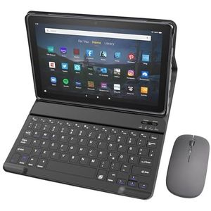 Toetsenbordhoes Voor Amazon Fire HD 10 Tablet (13E Generatie, Release 2023), Afneembaar Bluetooth-Toetsenbord Met Muis,German keyboard