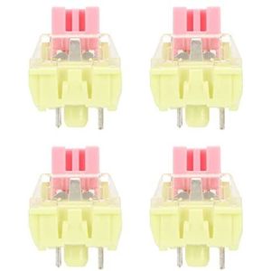 Set Lineaire Mechanische Toetsenbordschakelaars, 45 Stuks Hot-swappable Waterdichte Backlight-schakelaars voor Doe-het-zelf Toetsenborden Aanpassen (Type 2)