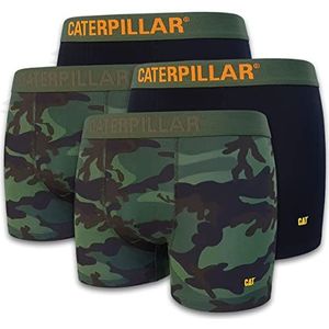 Caterpillar CAT Boxershorts voor heren, camouflageboxershort, onderbroeken in de maten M, L, XL, XXL (4, 8 of 12 stuks), camouflage, XL