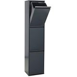 Afvalbak - Zwart - Kunststof