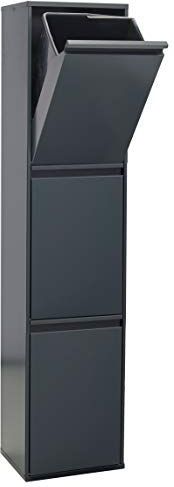 Afvalbak - Zwart - Kunststof