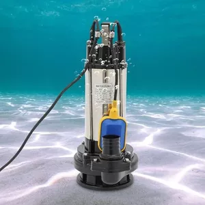 Vuilwaterpomp 400W 7000l/h, max. opvoerhoogte 7,5m, deeltjes tot 5 mm