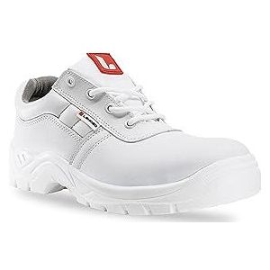 Lendeo Twist S2 platte witte veiligheidsschoenen, werkschoenen, kookschoenen, wit, 41 EU