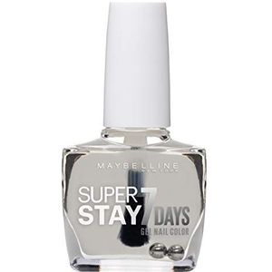 Maybelline New York Make-Up Superstay Nailpolish Forever Strong 7 dagen Finish Gel Nagellak / kleurlak met ultra sterke grip zonder UV-lamp in verzadigd donkerblauw, 10 ml, Pow Green
