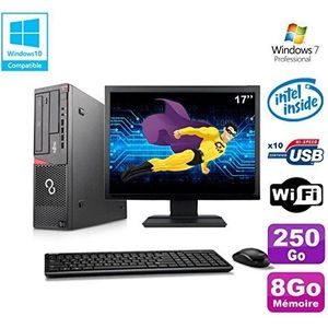 Fujitsu PC E720 E85+ G3220 3GHz 8 GB 250 GB W7 W7 brander + 17 inch display (gereviseerd)