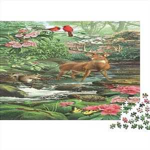 Wildlife Puzzel, gaming vierkante dieren, puzzels voor volwassenen en jongeren, houten puzzel, huisdecoratie, puzzelspel, 300 stuks (40 x 28 cm)