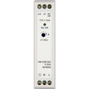 CLBSWYEJK Schakelende voeding MDR-20-15 20W | 15V | 85-264VAC/120-370VDC