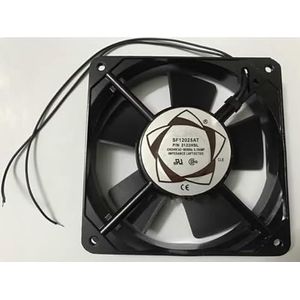 LMNCBVYA High-Performance 120mm AC Fan - SF12025AT 2122HSL, 220/240V, 0.10A, 50/60Hz, 2-Wire Design