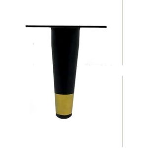 4 stuks 10-55 cm poten for metalen meubelen zwarte goud slaapbank ijzeren salontafel voet en bureaustoel dressoir kast vervanging voeten Cheerfully (Color : G-B-25cm-A-4PCS)