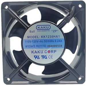 LMNCBVYA High-Performance 120mm Cooling Fan KK1238HA1-110-120V, 0.24A, 120x120x38mm for Reliable Cooling Solutions