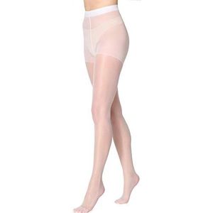 Merry Style - MS-FI-C5100-SAVA - Dames Panty - Wit - 15 DEN - Medium Gloss - Polyamide