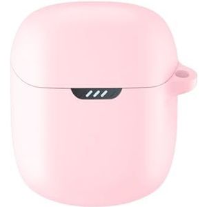 Oordopjes Oplaaddoos Beschermhoes voor JBL Quantum Stream Draadloze Siliconen Cover (Roze)