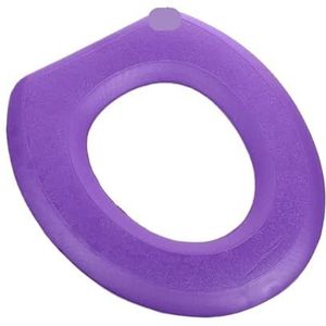 Toiletbrilkussens, Toiletbrilhoes O-vormig EVA 42x38cm Multicolor 1 pak(Purple-1pcs)